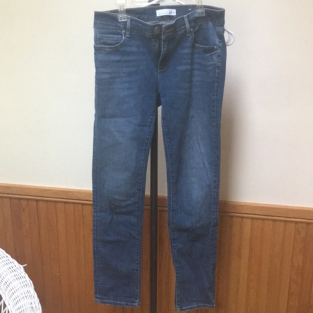 Loft modern straight jeans
